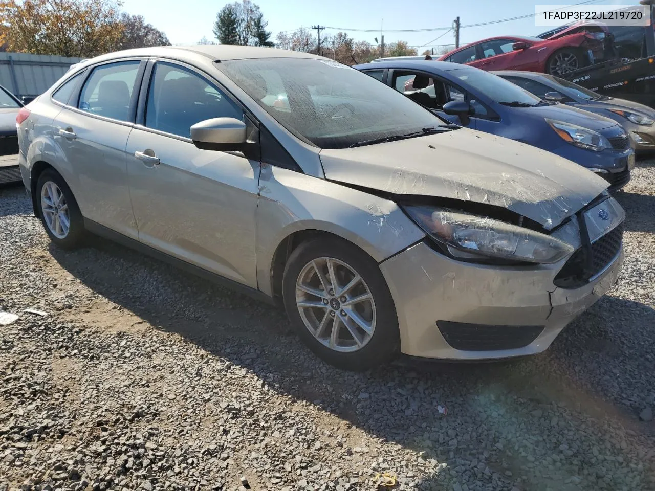 2018 Ford Focus Se VIN: 1FADP3F22JL219720 Lot: 78642774