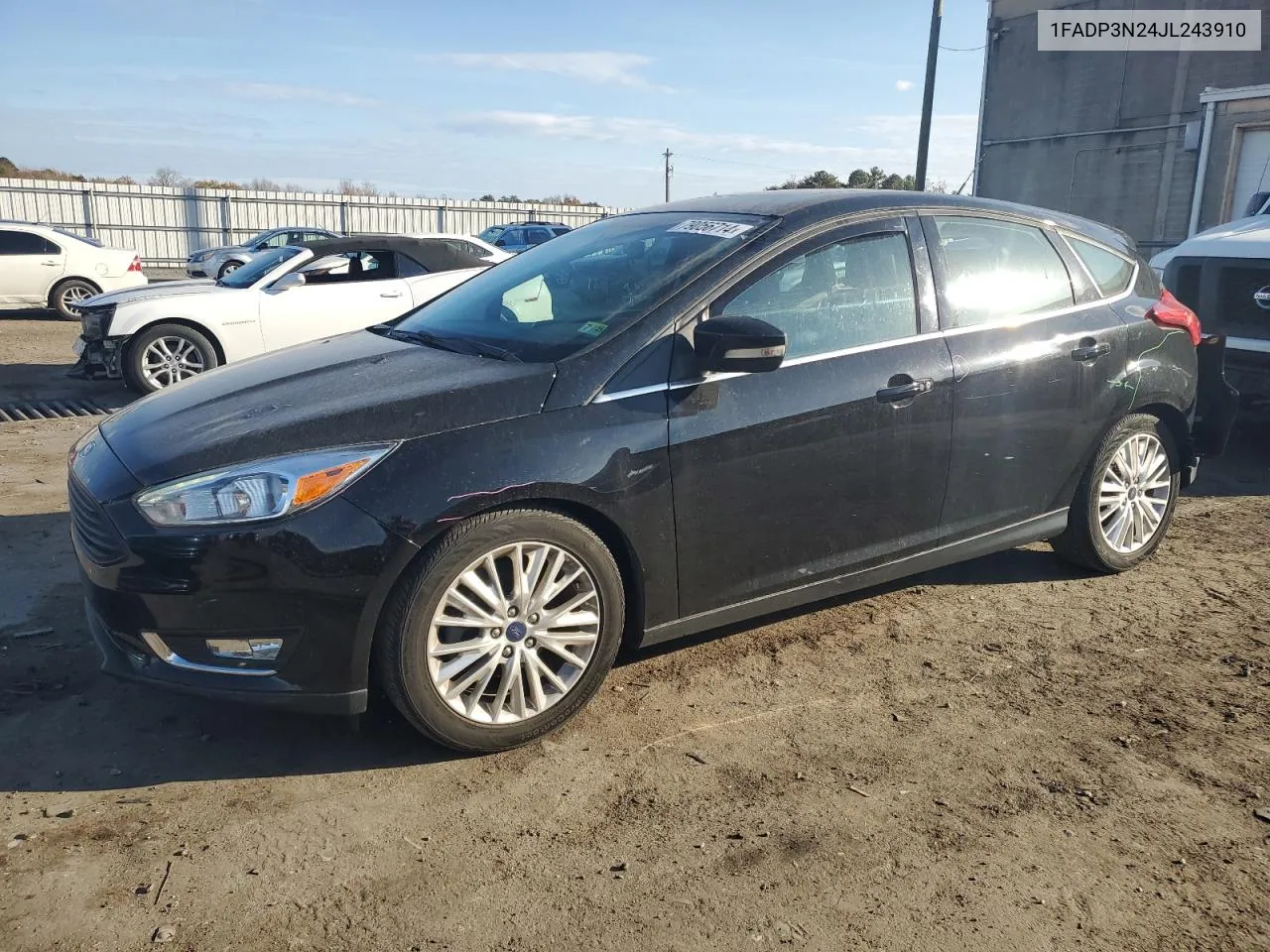 2018 Ford Focus Titanium VIN: 1FADP3N24JL243910 Lot: 79056714