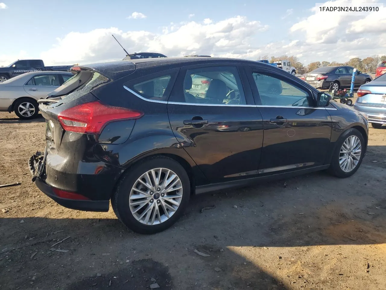 2018 Ford Focus Titanium VIN: 1FADP3N24JL243910 Lot: 79056714