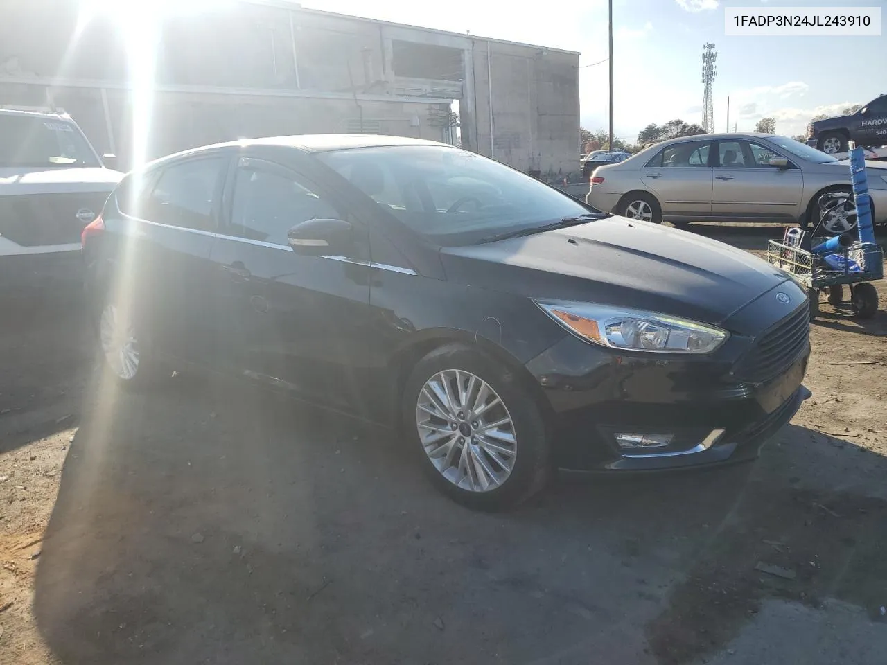 2018 Ford Focus Titanium VIN: 1FADP3N24JL243910 Lot: 79056714