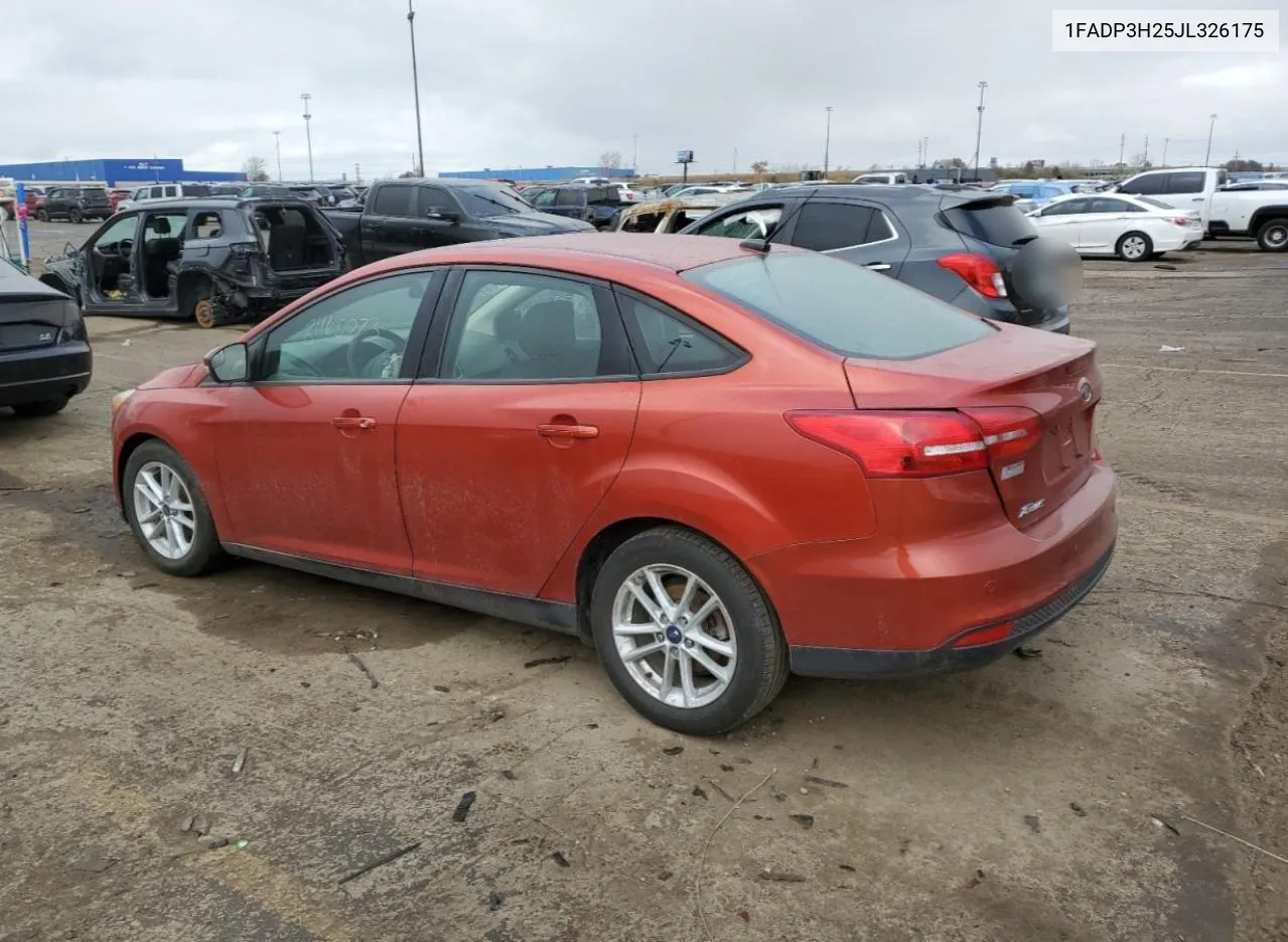 2018 Ford Focus Sel VIN: 1FADP3H25JL326175 Lot: 79057874