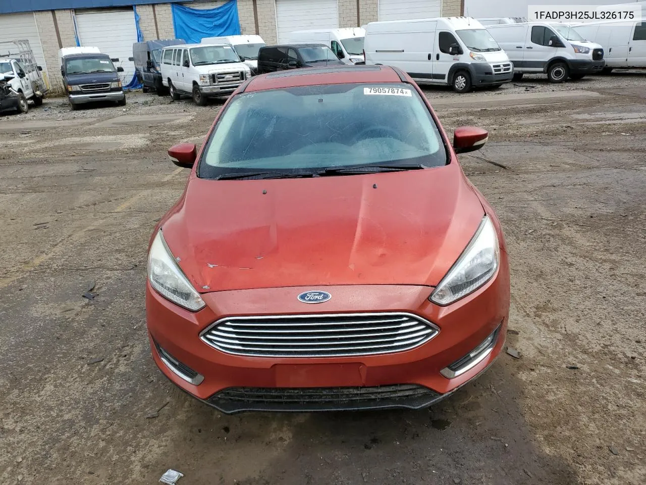 2018 Ford Focus Sel VIN: 1FADP3H25JL326175 Lot: 79057874