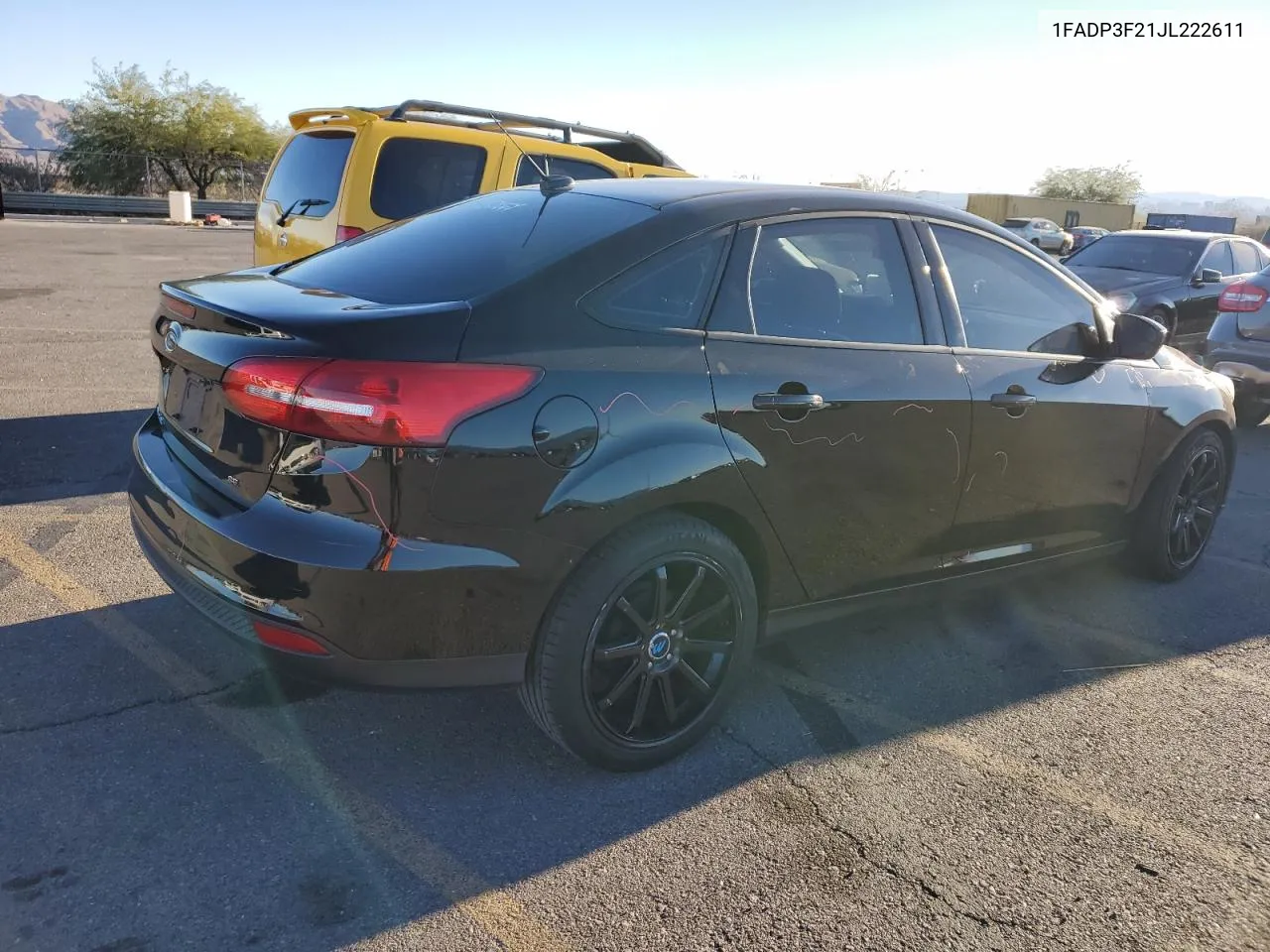 2018 Ford Focus Se VIN: 1FADP3F21JL222611 Lot: 79142824