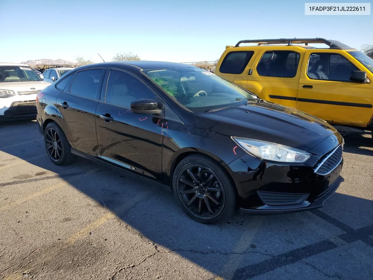 2018 Ford Focus Se VIN: 1FADP3F21JL222611 Lot: 79142824