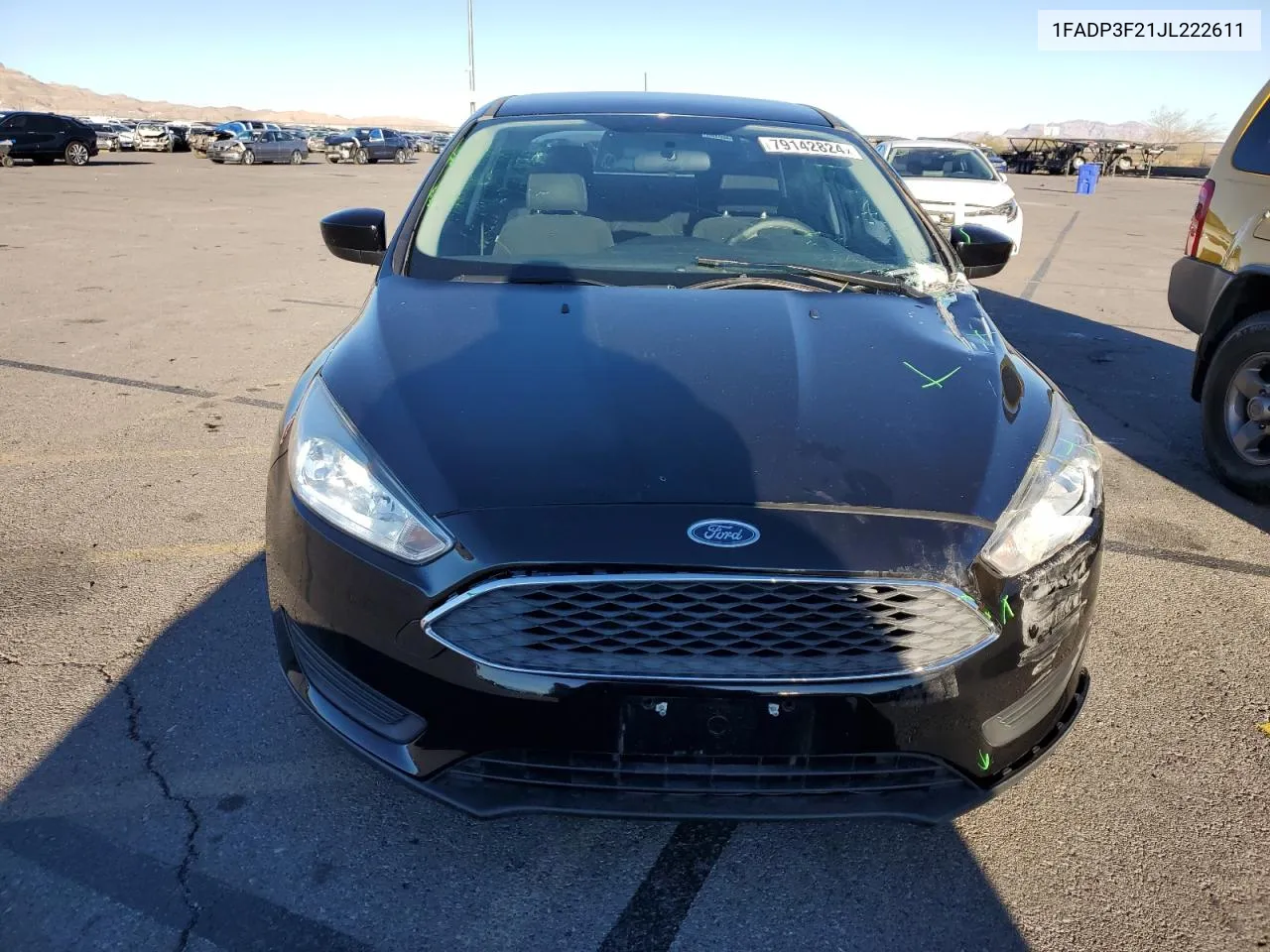 2018 Ford Focus Se VIN: 1FADP3F21JL222611 Lot: 79142824