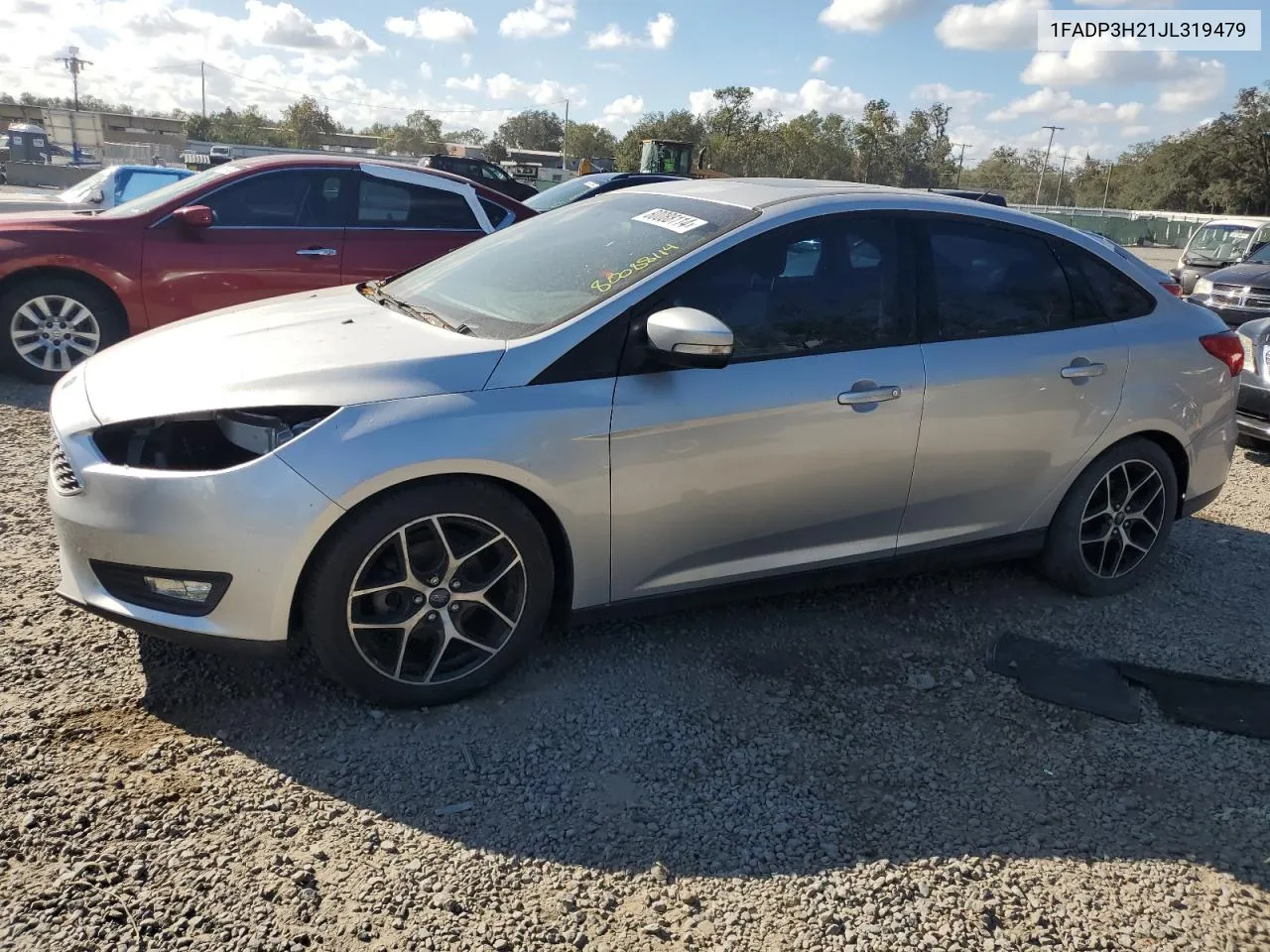 2018 Ford Focus Sel VIN: 1FADP3H21JL319479 Lot: 80088114