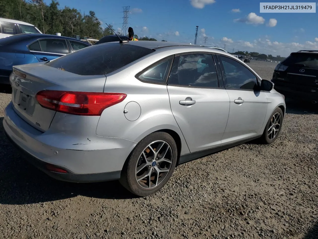 2018 Ford Focus Sel VIN: 1FADP3H21JL319479 Lot: 80088114