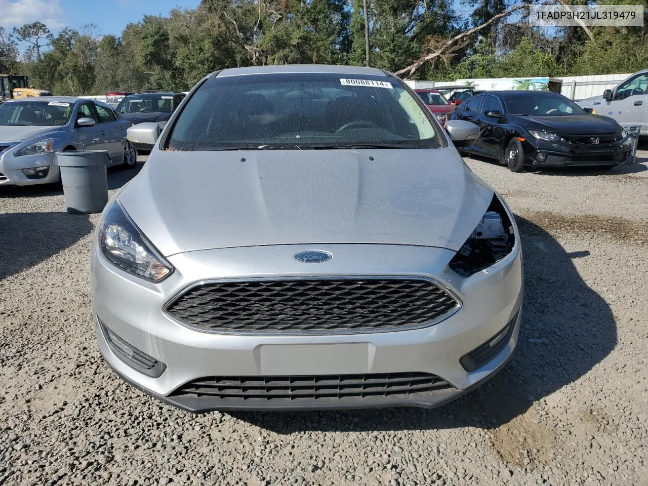 2018 Ford Focus Sel VIN: 1FADP3H21JL319479 Lot: 80088114