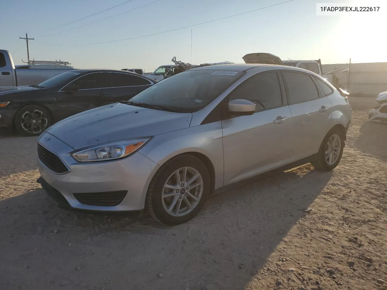 2018 Ford Focus Se VIN: 1FADP3FEXJL222617 Lot: 80466394