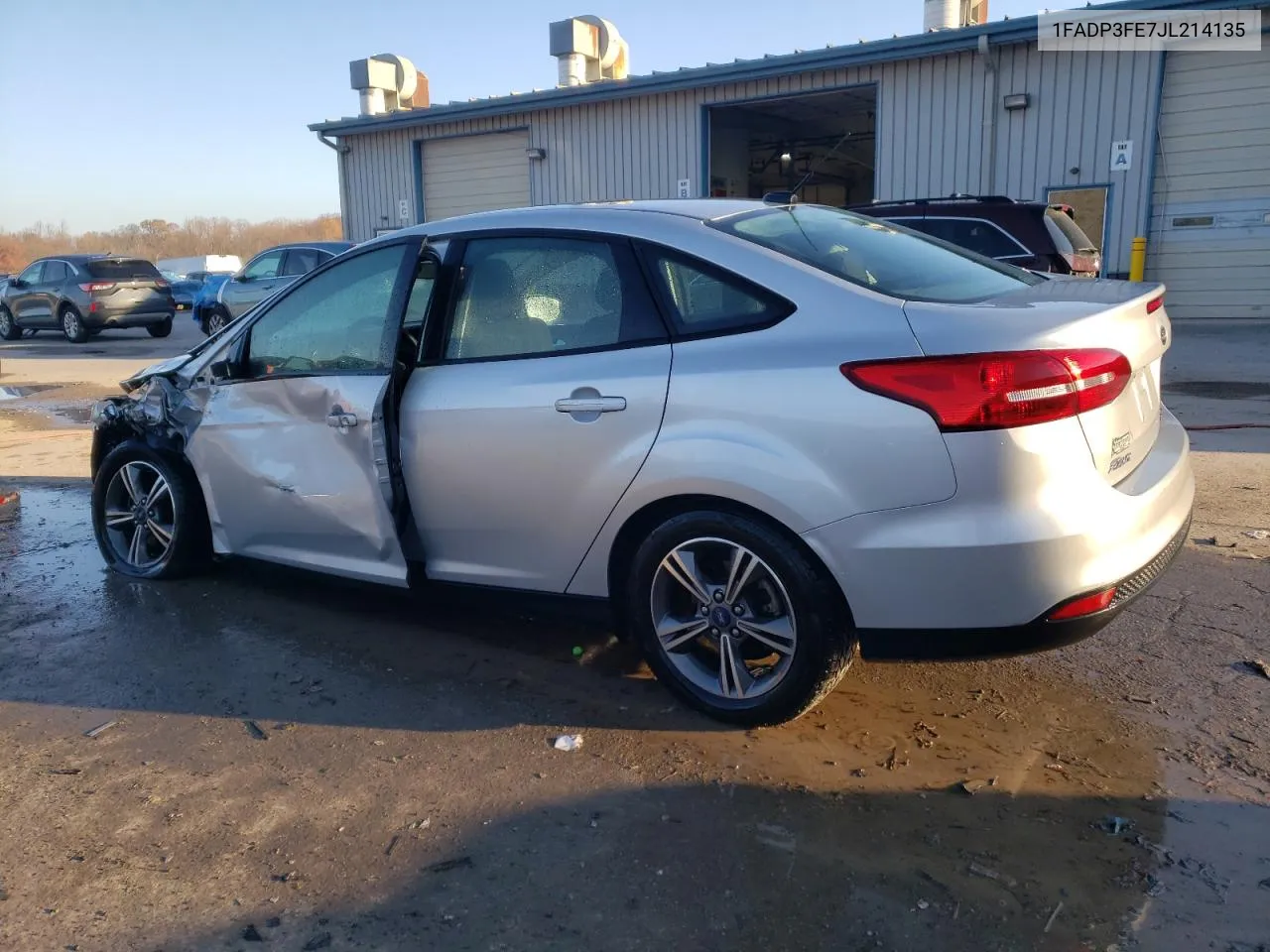 2018 Ford Focus Se VIN: 1FADP3FE7JL214135 Lot: 80554694