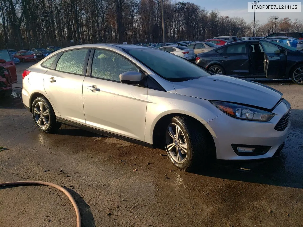 2018 Ford Focus Se VIN: 1FADP3FE7JL214135 Lot: 80554694