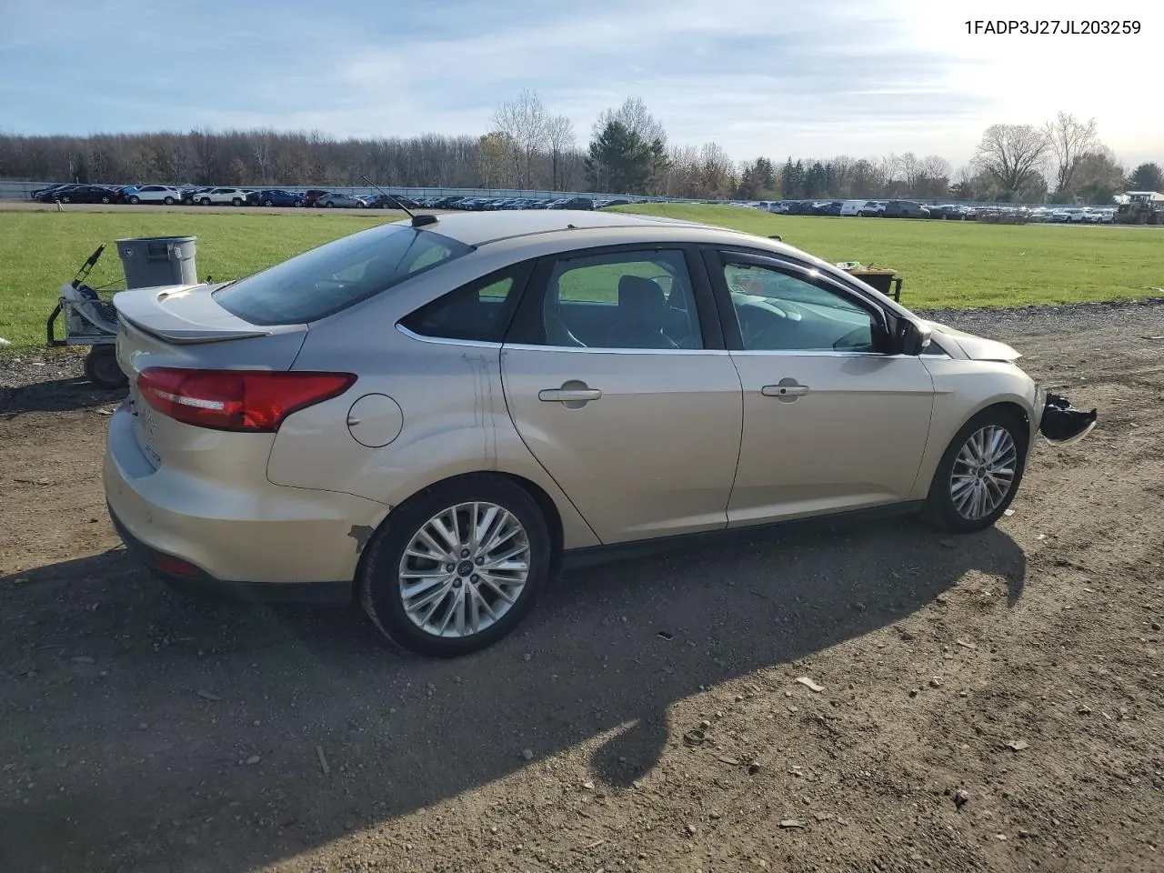 2018 Ford Focus Titanium VIN: 1FADP3J27JL203259 Lot: 80785744