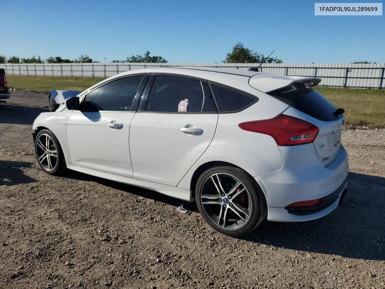 2018 Ford Focus St VIN: 1FADP3L90JL289699 Lot: 80800834