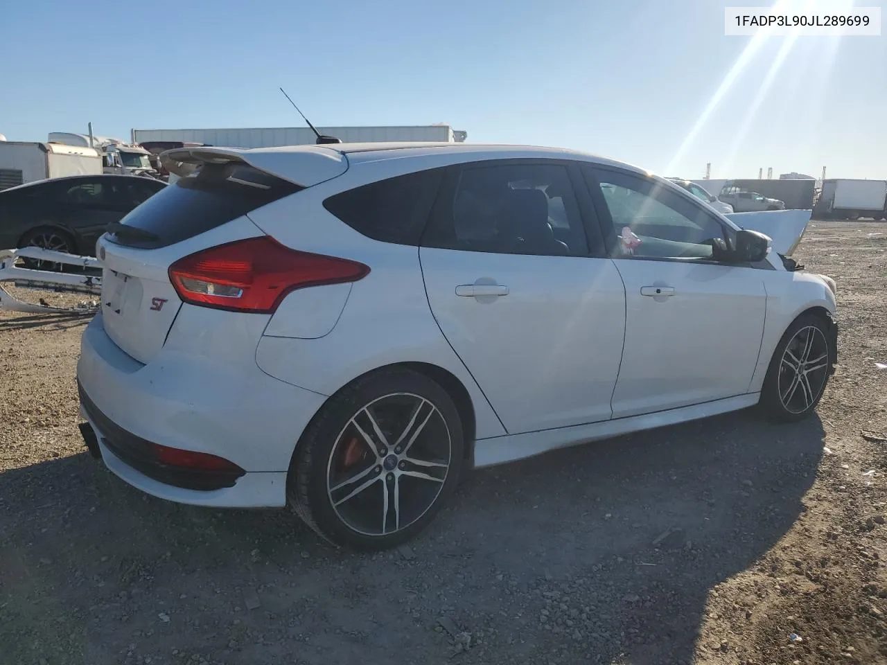 2018 Ford Focus St VIN: 1FADP3L90JL289699 Lot: 80800834