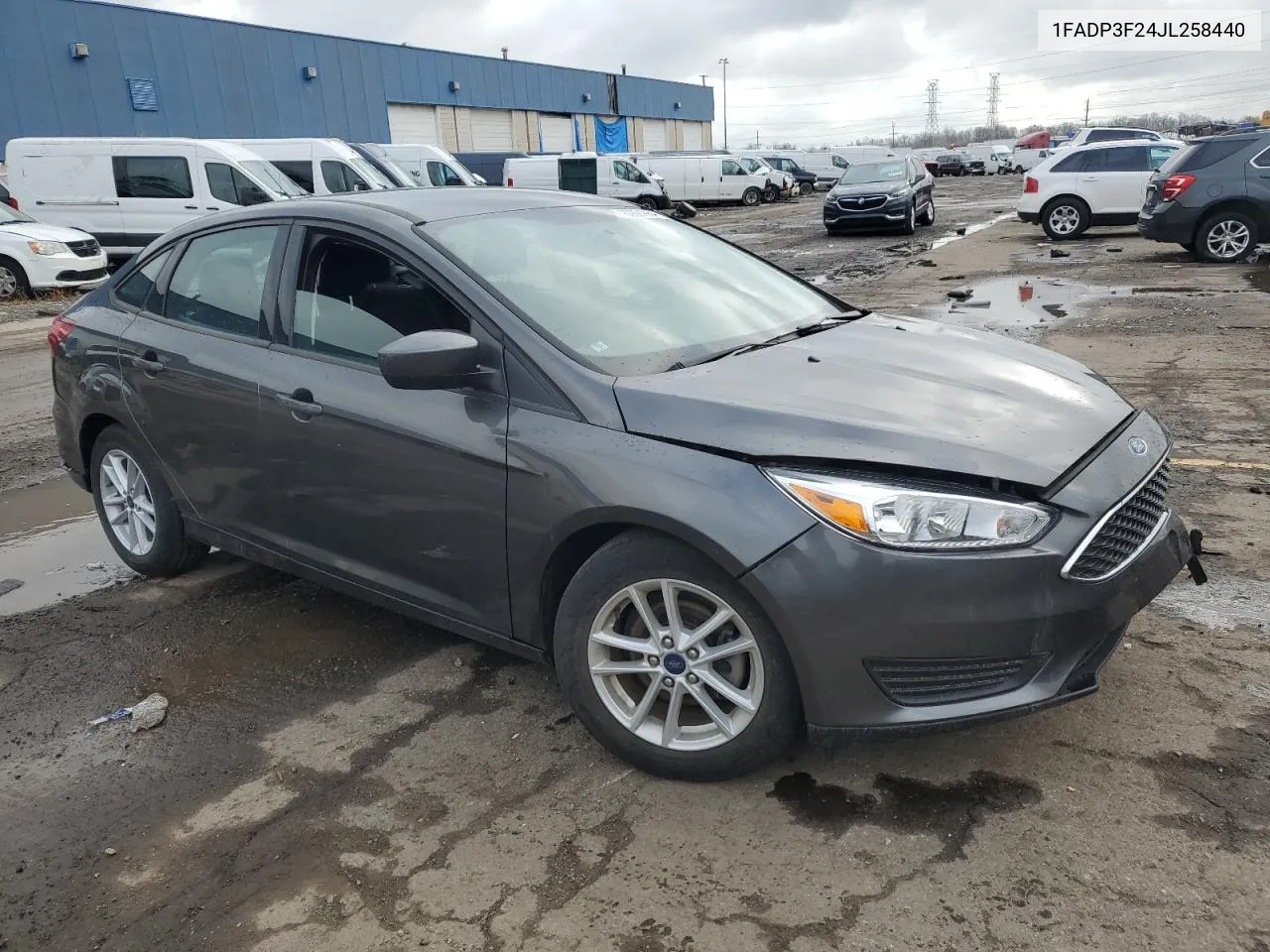 2018 Ford Focus Se VIN: 1FADP3F24JL258440 Lot: 80921854