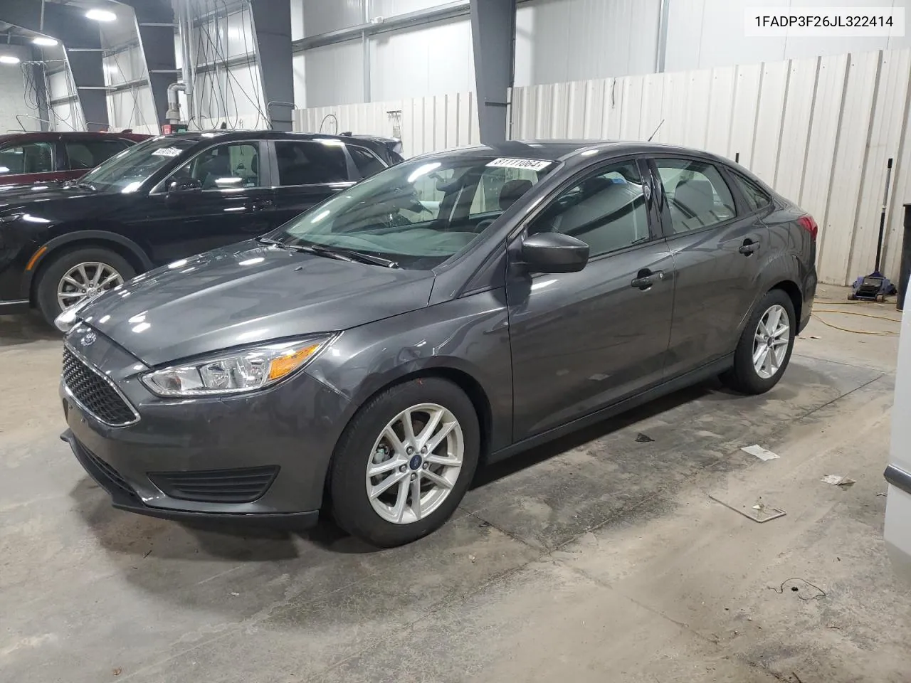 2018 Ford Focus Se VIN: 1FADP3F26JL322414 Lot: 81111064