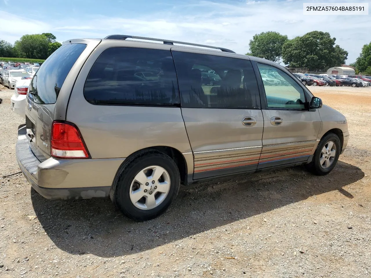 2004 Ford Freestar Ses VIN: 2FMZA57604BA85191 Lot: 58500954