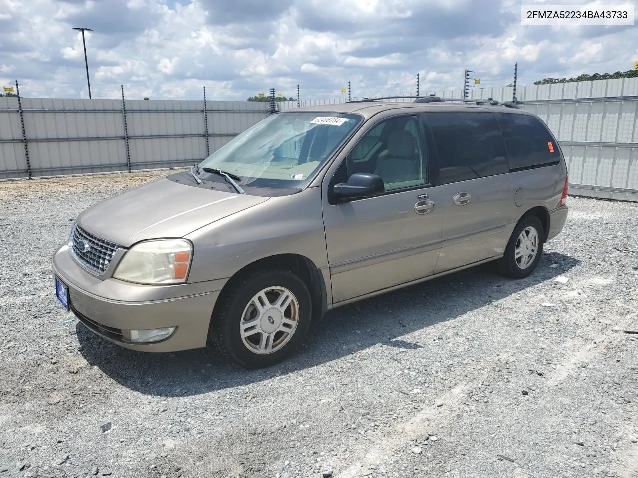 2004 Ford Freestar Sel VIN: 2FMZA52234BA43733 Lot: 62456284