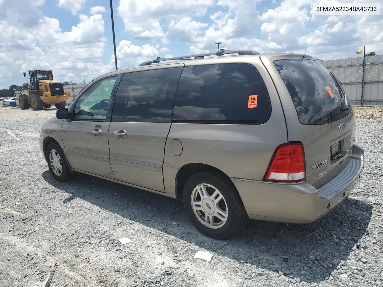 2004 Ford Freestar Sel VIN: 2FMZA52234BA43733 Lot: 62456284