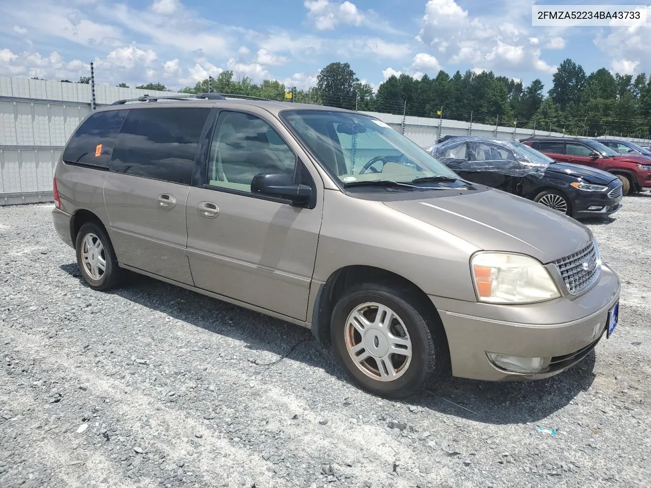 2004 Ford Freestar Sel VIN: 2FMZA52234BA43733 Lot: 62456284