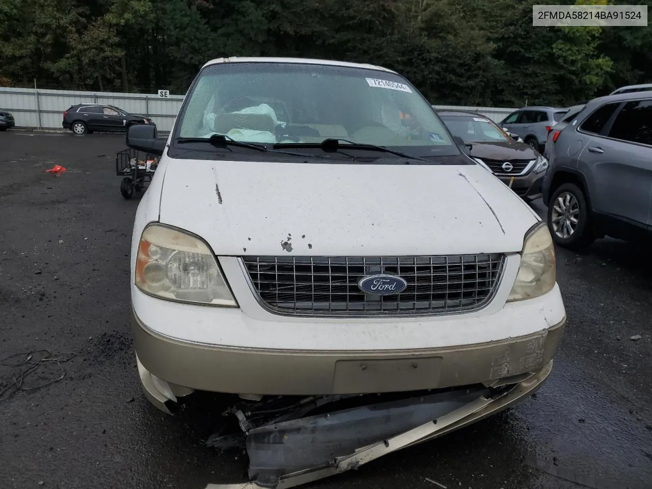 2004 Ford Freestar Limited VIN: 2FMDA58214BA91524 Lot: 72140544