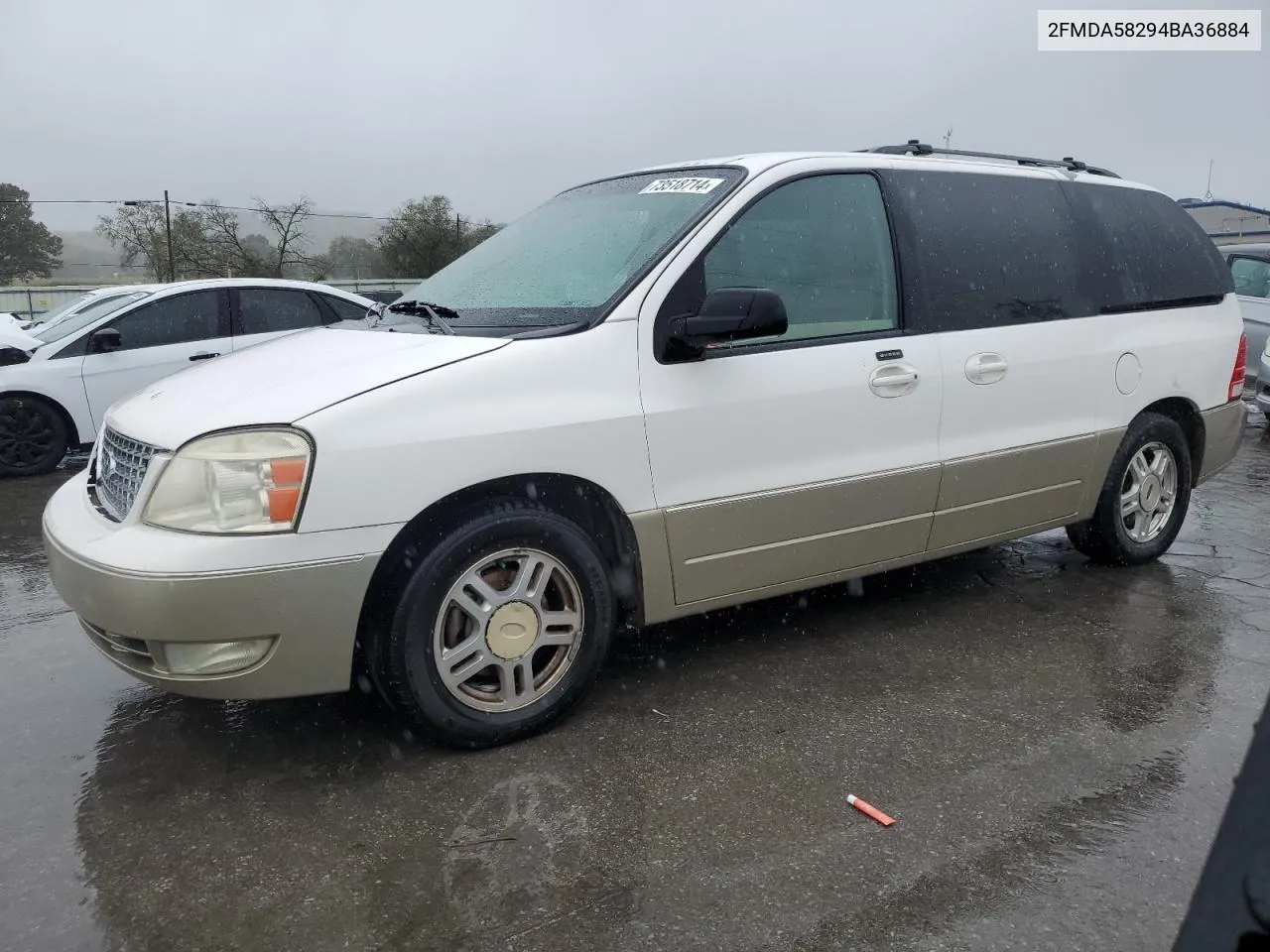 2004 Ford Freestar Limited VIN: 2FMDA58294BA36884 Lot: 73518714