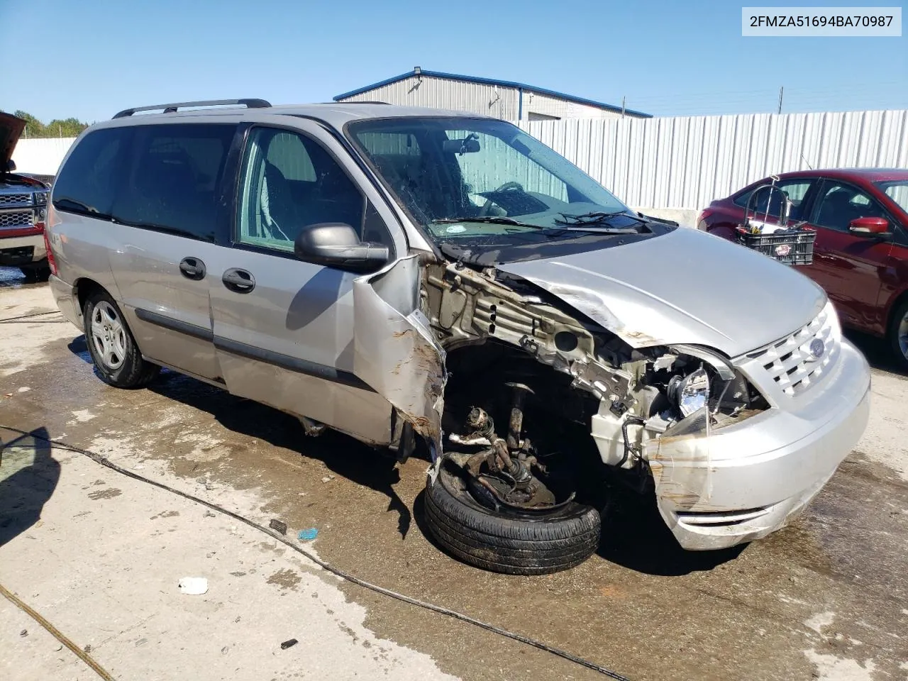 2004 Ford Freestar Se VIN: 2FMZA51694BA70987 Lot: 74059654