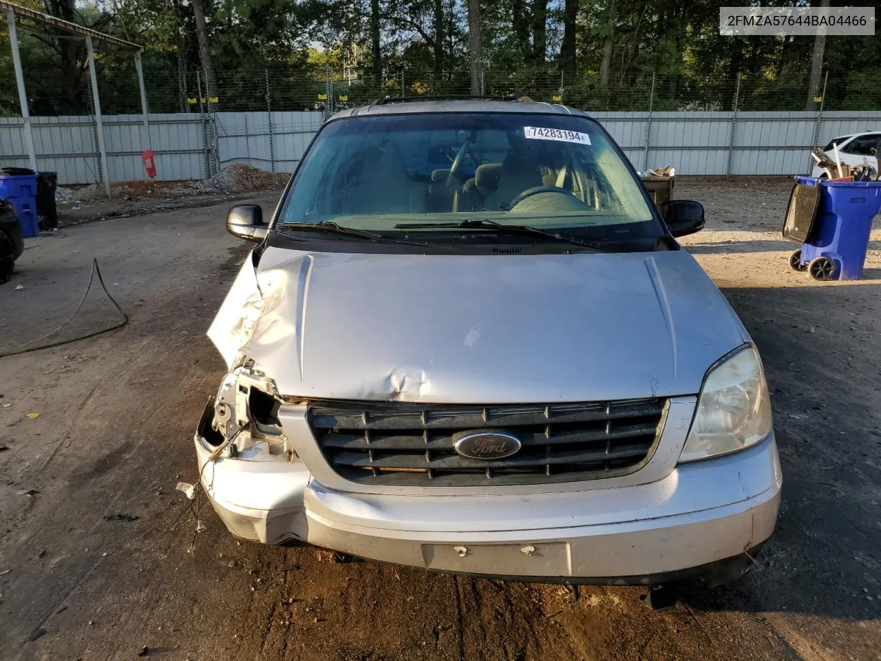 2004 Ford Freestar Ses VIN: 2FMZA57644BA04466 Lot: 74283194