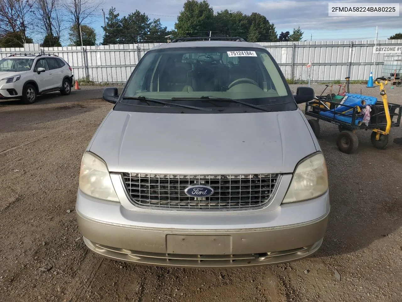 2004 Ford Freestar Limited VIN: 2FMDA58224BA80225 Lot: 75124184