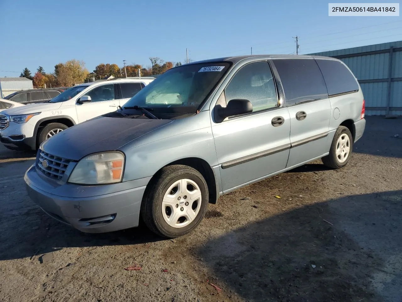 2004 Ford Freestar S VIN: 2FMZA50614BA41842 Lot: 76732464