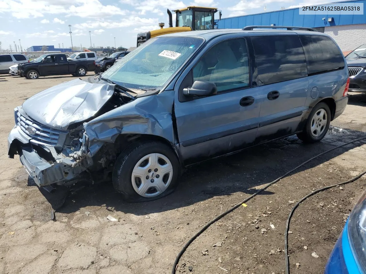 2005 Ford Freestar Se VIN: 2FMZA51625BA05318 Lot: 52122904