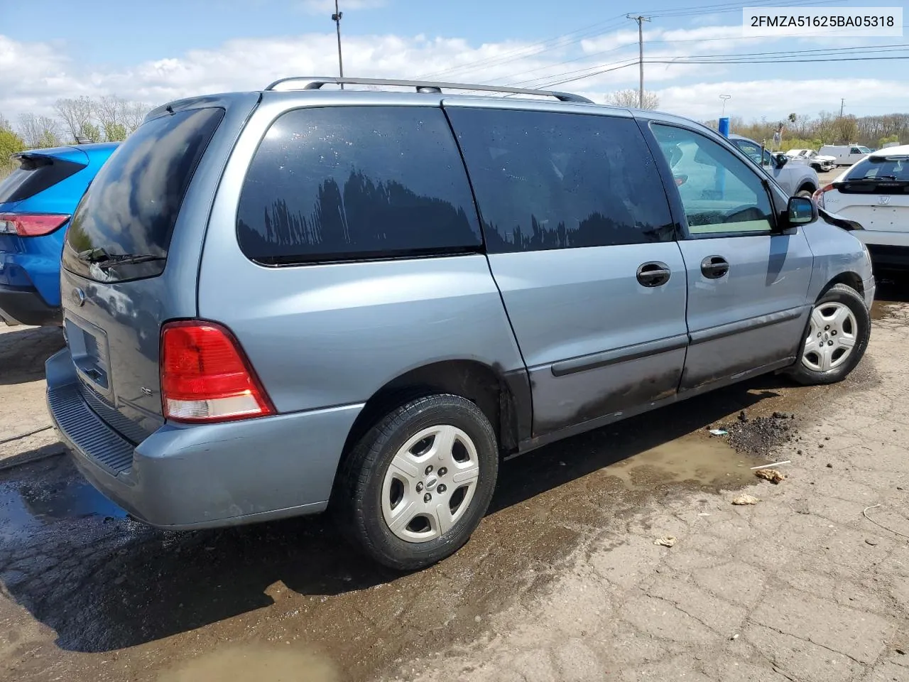 2005 Ford Freestar Se VIN: 2FMZA51625BA05318 Lot: 52122904