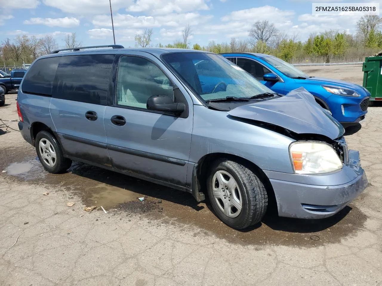 2005 Ford Freestar Se VIN: 2FMZA51625BA05318 Lot: 52122904