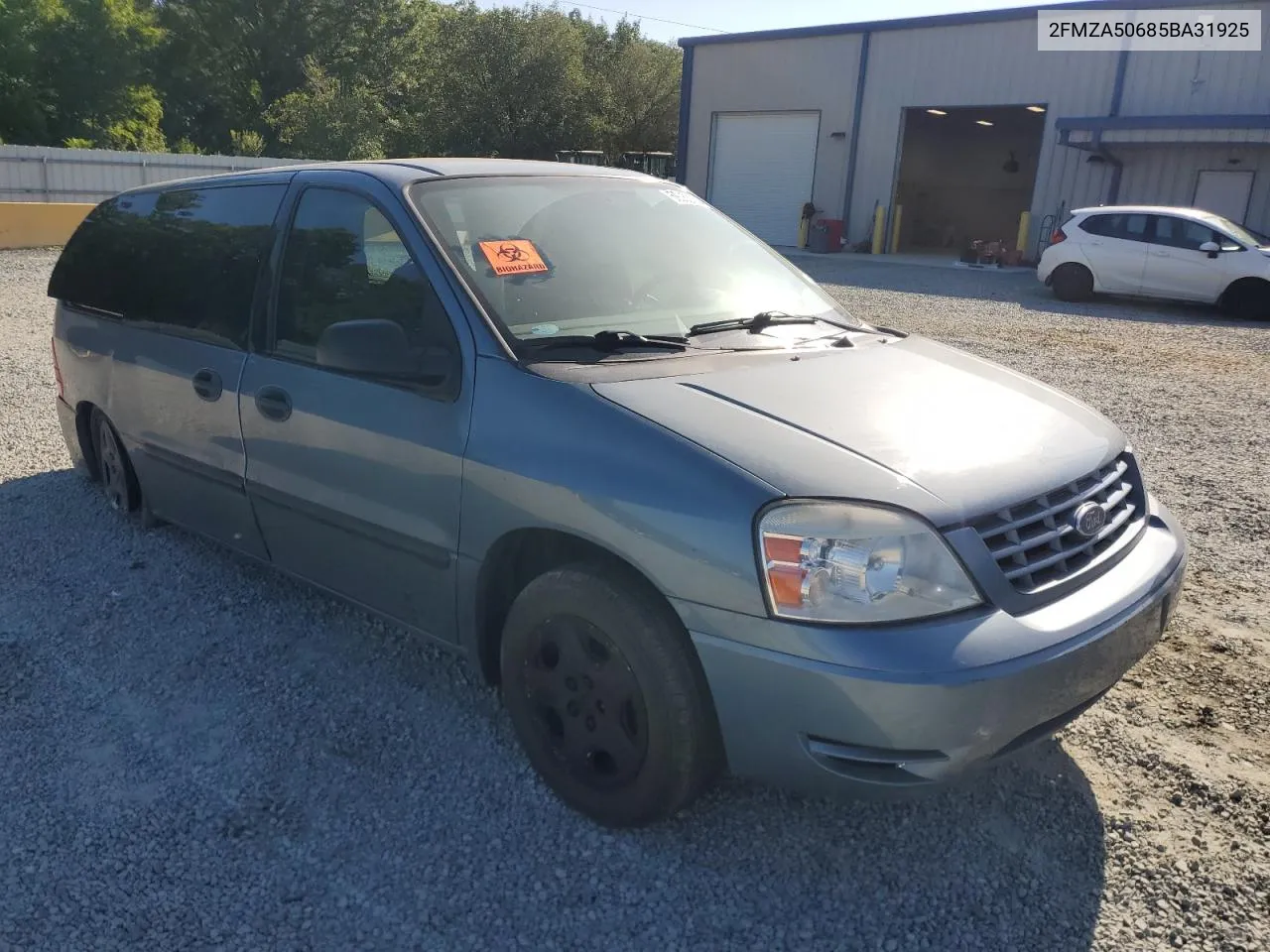 2005 Ford Freestar S VIN: 2FMZA50685BA31925 Lot: 59353674