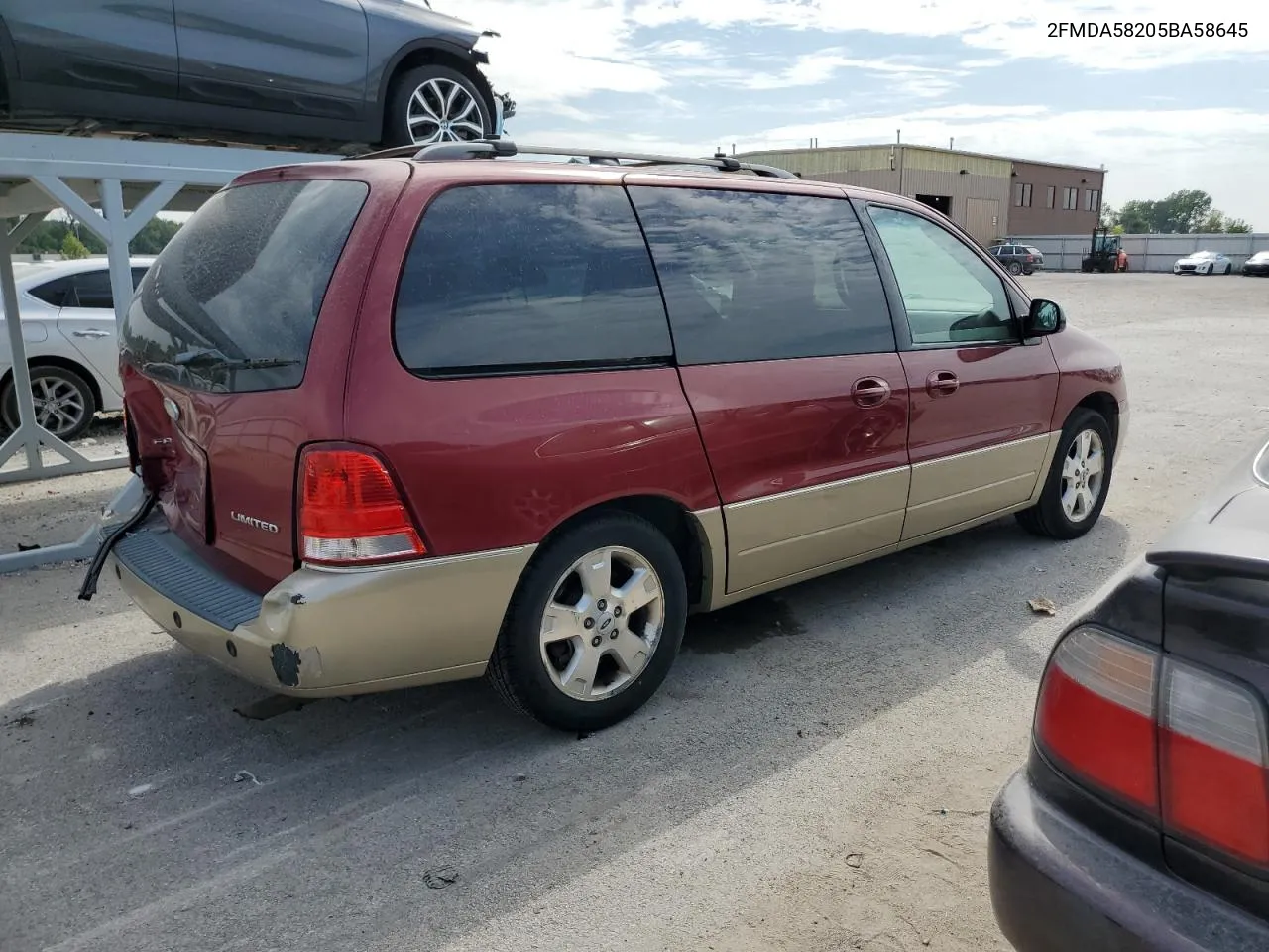 2005 Ford Freestar Limited VIN: 2FMDA58205BA58645 Lot: 68723524