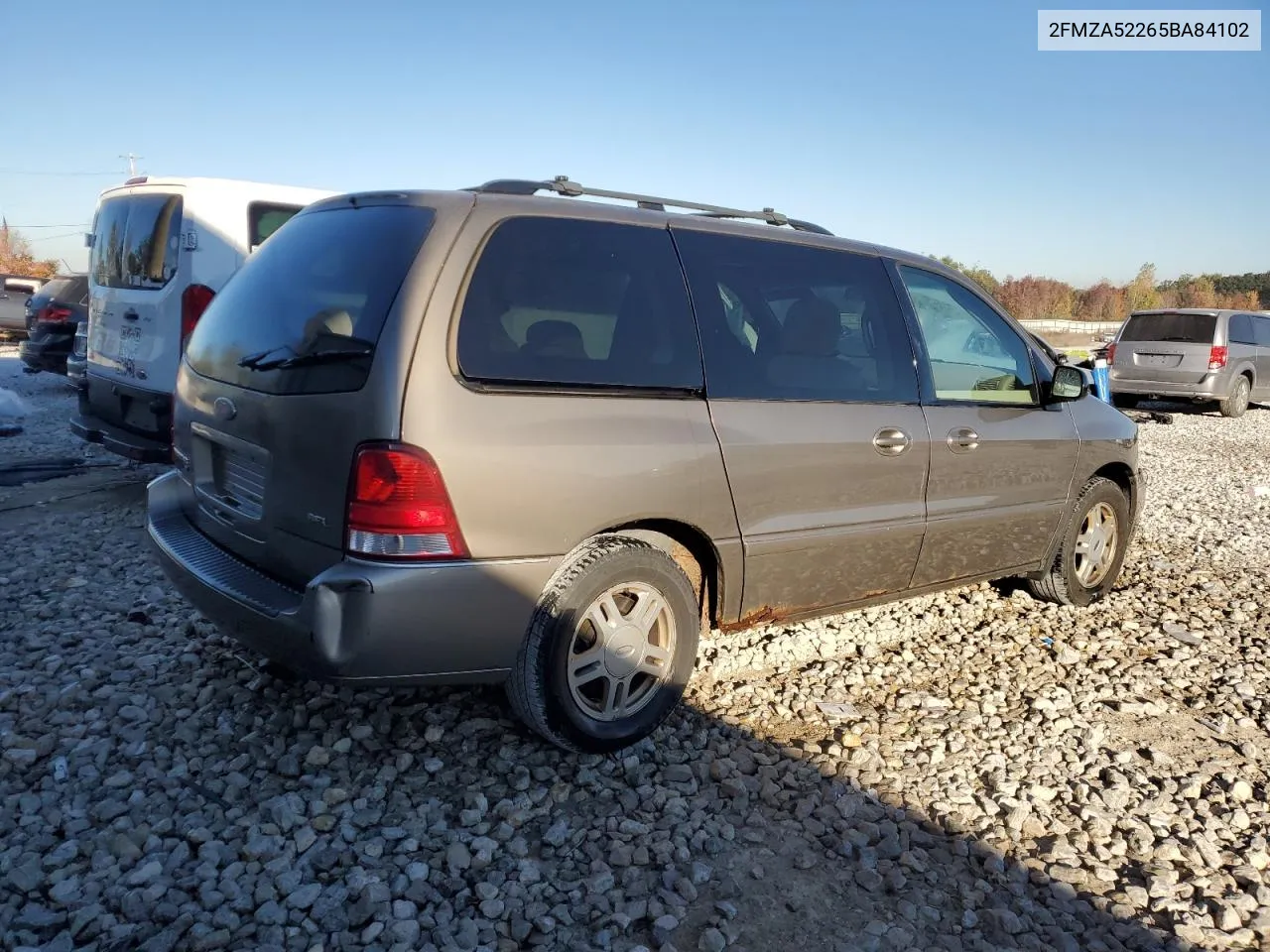 2005 Ford Freestar Sel VIN: 2FMZA52265BA84102 Lot: 74072694