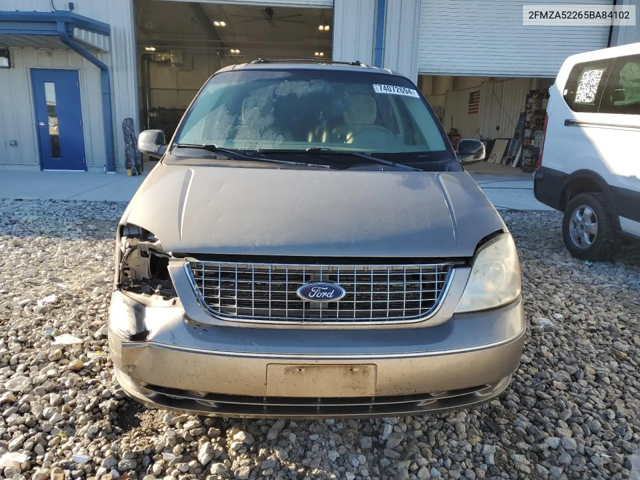 2005 Ford Freestar Sel VIN: 2FMZA52265BA84102 Lot: 74072694