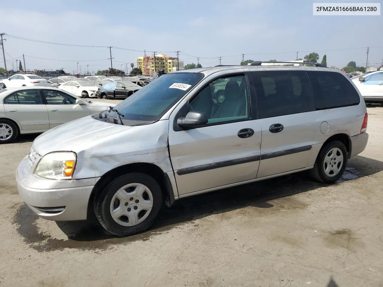 2FMZA51666BA61280 2006 Ford Freestar Se