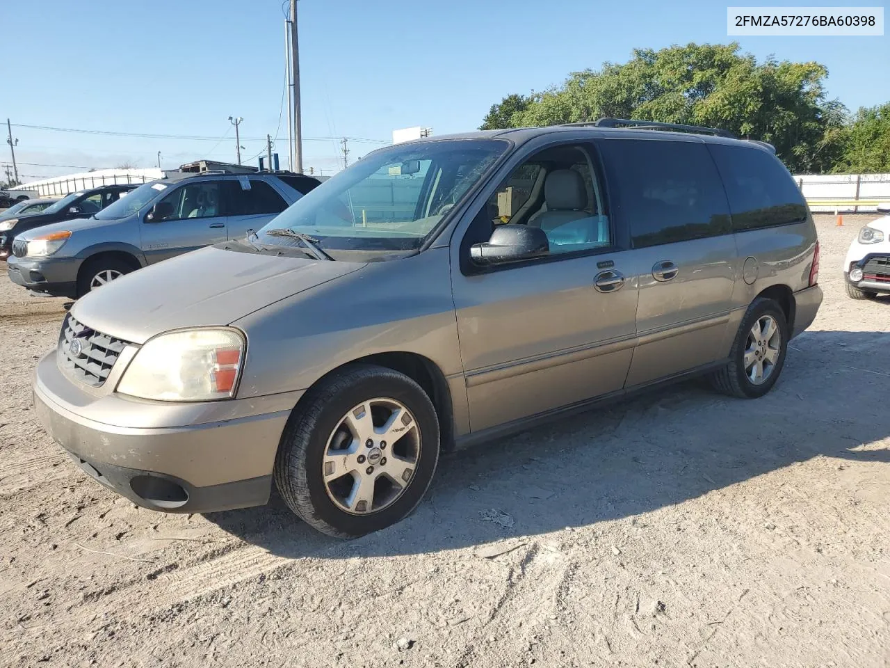 2006 Ford Freestar Sport VIN: 2FMZA57276BA60398 Lot: 71683684