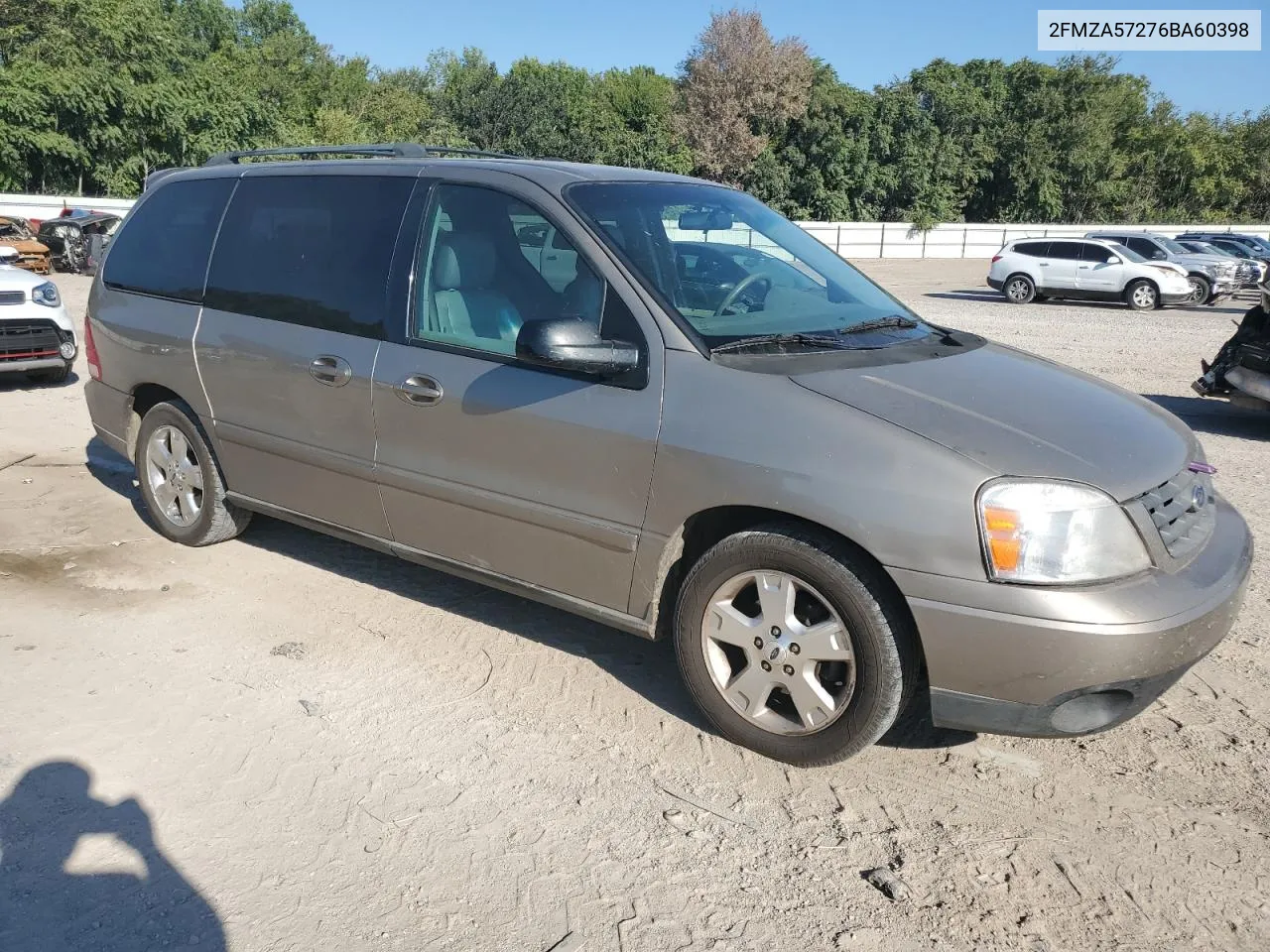 2006 Ford Freestar Sport VIN: 2FMZA57276BA60398 Lot: 71683684