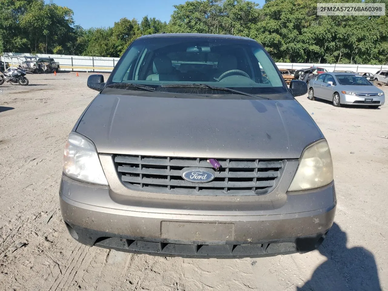 2006 Ford Freestar Sport VIN: 2FMZA57276BA60398 Lot: 71683684