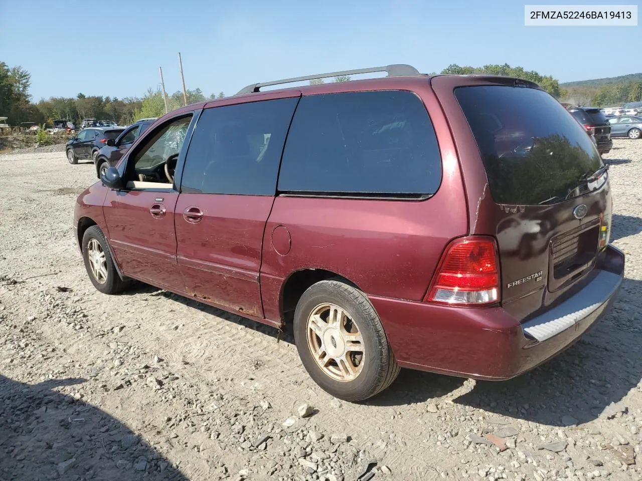 2006 Ford Freestar Sel VIN: 2FMZA52246BA19413 Lot: 73469254