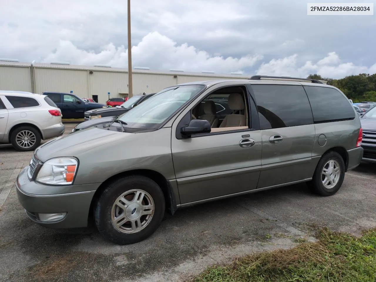 2006 Ford Freestar Sel VIN: 2FMZA52286BA28034 Lot: 74559944