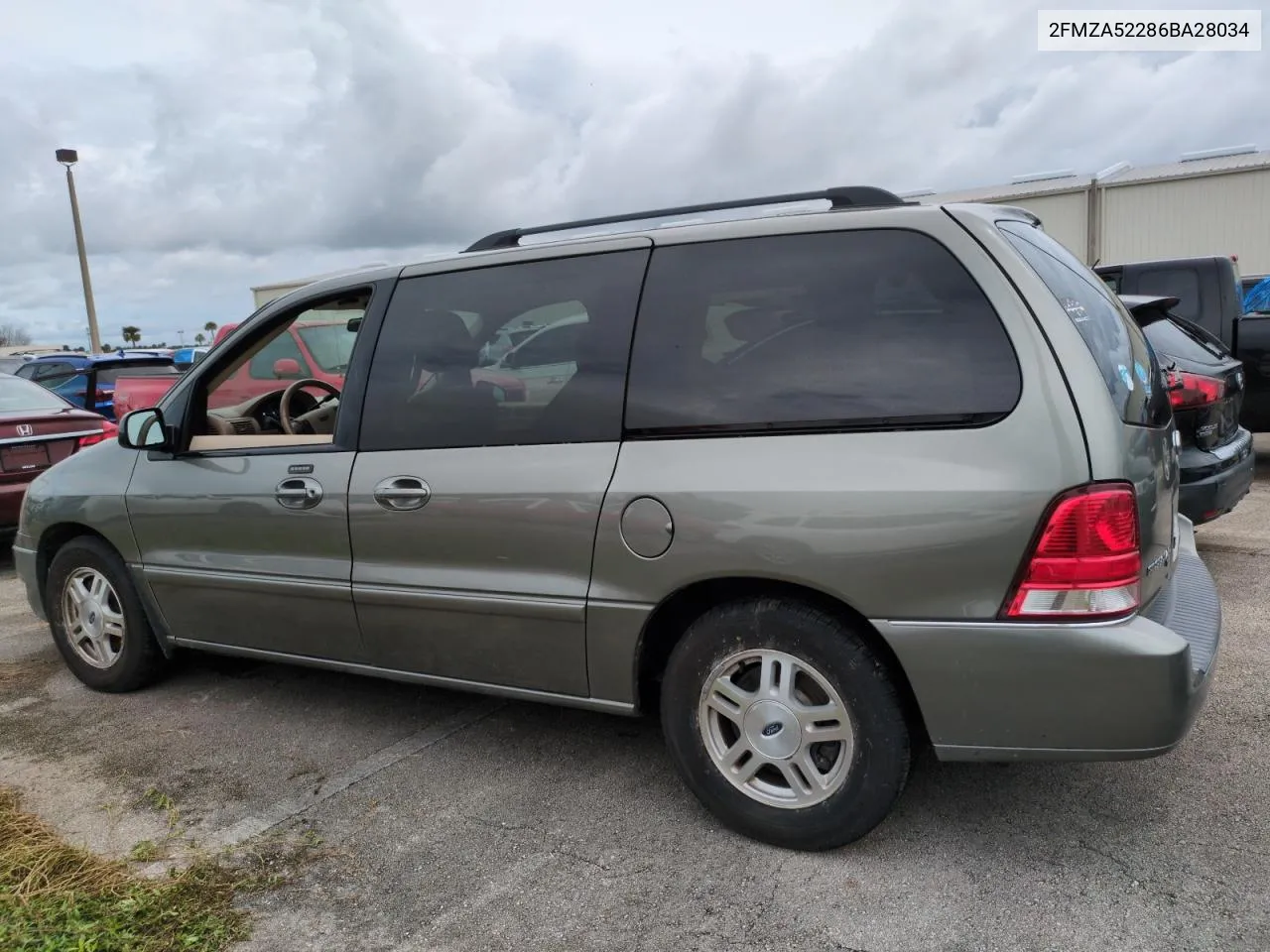 2006 Ford Freestar Sel VIN: 2FMZA52286BA28034 Lot: 74559944