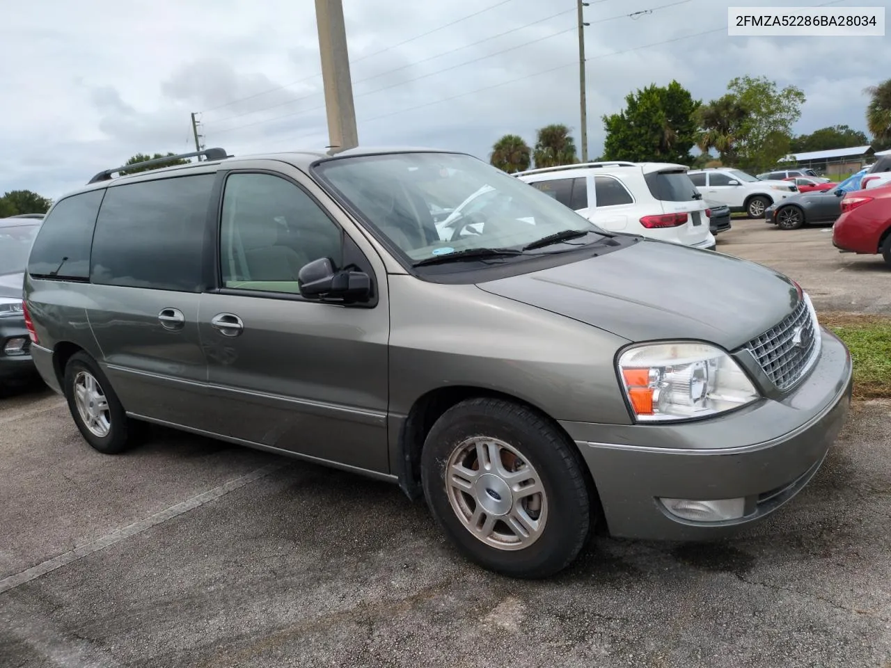 2006 Ford Freestar Sel VIN: 2FMZA52286BA28034 Lot: 74559944