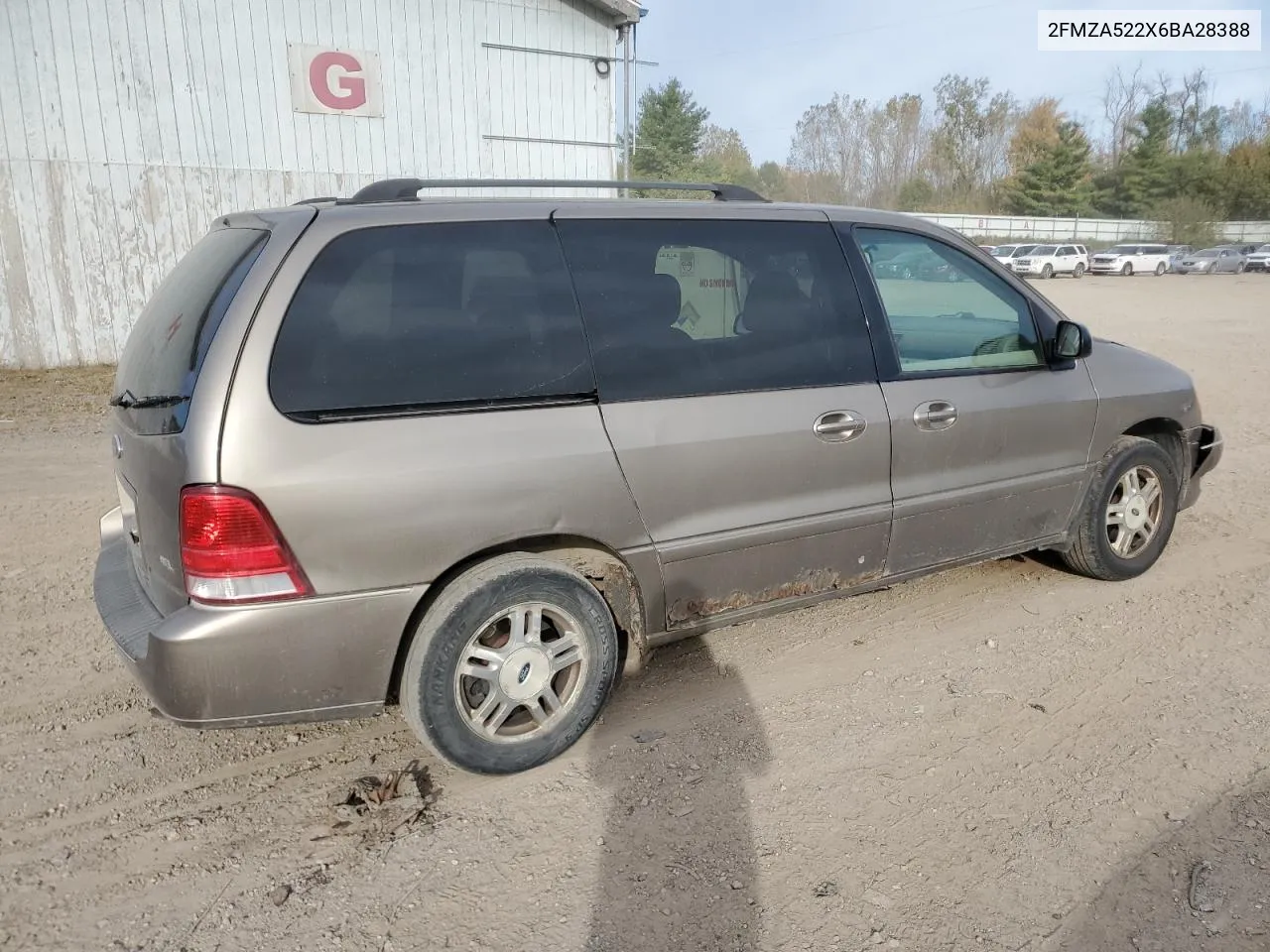 2006 Ford Freestar Sel VIN: 2FMZA522X6BA28388 Lot: 74738354