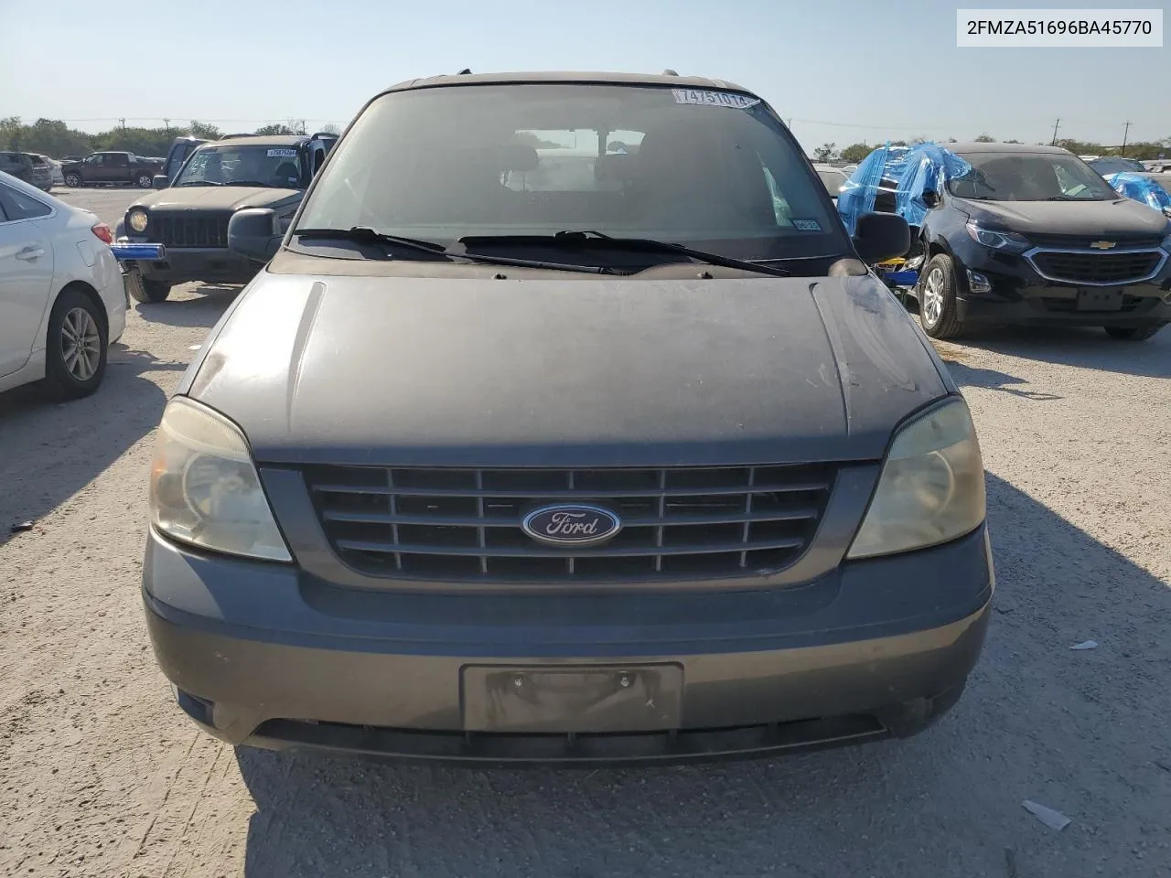 2006 Ford Freestar Se VIN: 2FMZA51696BA45770 Lot: 74751014