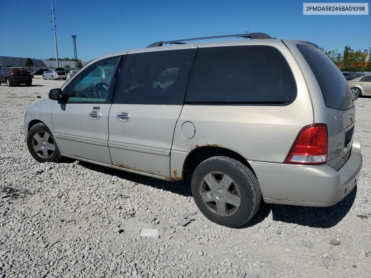 2006 Ford Freestar Limited VIN: 2FMDA58246BA09398 Lot: 75235144