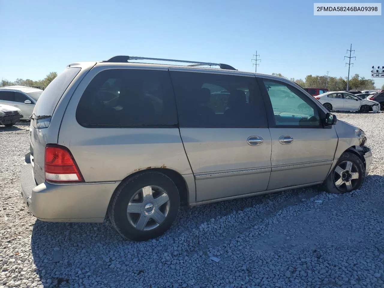 2006 Ford Freestar Limited VIN: 2FMDA58246BA09398 Lot: 75235144