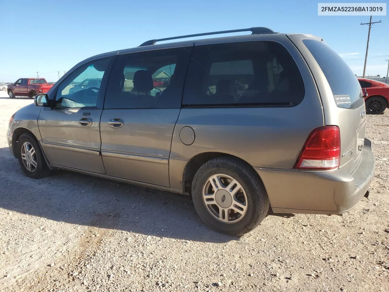 2006 Ford Freestar Sel VIN: 2FMZA52236BA13019 Lot: 76314574